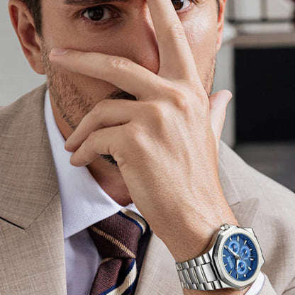 Water-Resistant Stainless Steel Timepiece